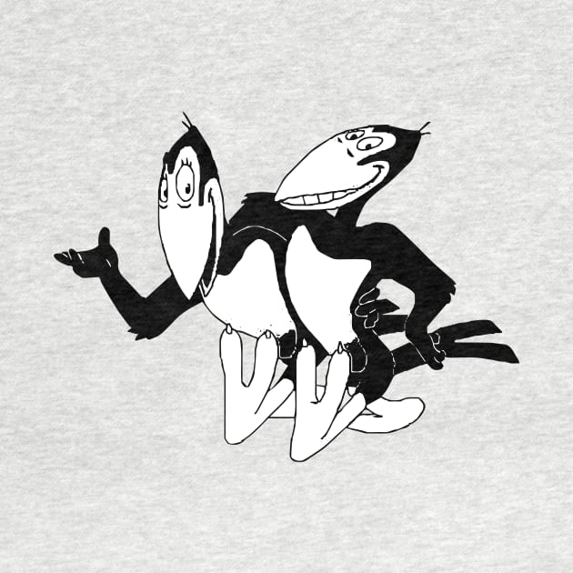 Heckle and Jeckle by kareemik